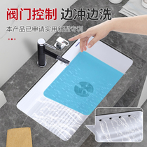 Germany Hua Ansa balcony laundry basin with washboard household embedded deepening table sink sink sink single Basin