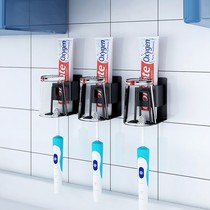 higold Humvee stainless steel toothbrush shelve toilet punching style mouthwatering cup teeth creative hanging rack