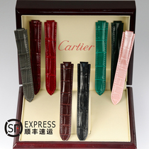 Adaption Card Ground Sub Blue Balloon Watch Strap Genuine Leather Original Tank London Callie Bopasa Crocodile Leather Strap