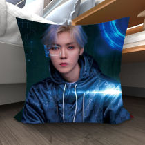 Luhan pillow star same style sofa pillow animation peripheral pillow custom photo birthday gift female exo