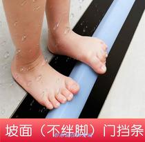 Toilet door threshold water strip waterproof protection bathroom bathroom stall water strip door sponge strip shower room rubber