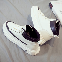 Guochao Li Ning Korean version of canvas sports new mens shoes high autumn board shoes Joker trendy shoes trend 2021
