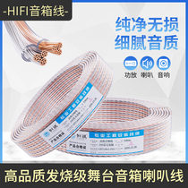 Hengxun high fidelity fever grade scattered sound box line pure copper horn professional cable amplifier home surround sound Line