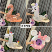 Baby swimming ring for more than 6 months Childrens swimming ring Baby seat ring thickening inflatable infant seat seat armpit