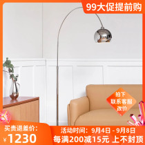 Modern Nordic fishing lamp minimalist sofa vertical lamp Italian luxury floor lamp design sense without main lamp living room