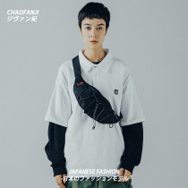 CHAOFANJI ins Tide Brand Chest Bag Mens Leisure Japanese Single Shoulder Backpack shoulder bag 2021 New running bag