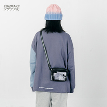 CHAOFANJI Japanese Tide brand shoulder bag ins tide small bag Joker cross bag Street trend Super fire shoulder bag men