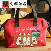 Childhood memory cute cartoon waterproof Bento bag Hand bag children lunch bag insulated lunch box bag