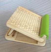 Durable plantar bench artifact standing brace plate inclined pedal wood solid wood high-grade massager health stretcher