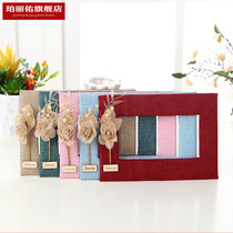 Double switch protective cover Wall switch decorative stickers Light luxury dustproof fabric socket panel stickers multi-function frame cover