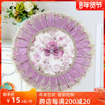 Electric fan cover dust cover Lace cloth table cover vertical large storage cover household round cover