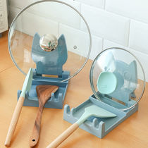 Household rack rack kitchen water tray countertop bracket for household pot cover storage spatula soup spoon storage rack