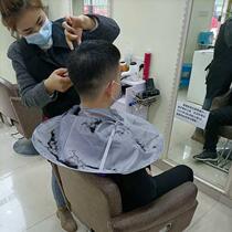 Barber artifact Barber bib cloak bib shawl anti-stick hair Household adult childrens hair cutting bib cover