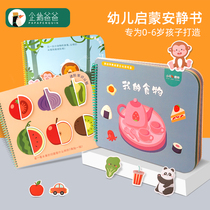 Quiet book early education Velcro baby Enlightenment cognitive baby teaching aids children educational toys paste 6 Months 1 year old