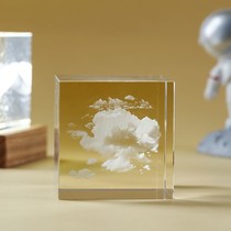 Creative Desktop Day Department Sky Moon Earth Crystal Cloud Dot Whale Cloud Pendulum Gift for Girlfriend Birthday