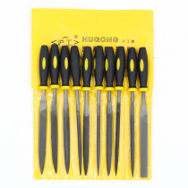 Shanghai Shanghai industrial plastic handle Shenjin file knife set small steel file bearing file model small file grinding tool