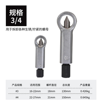 Tool Vandalism Cleaver Nut Rust Removal Screw Cap Screws Quick Separation Dismantling Screw Cap Device Urgent