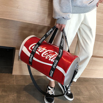 Small Fitness Package Female Large Capacity Inclined Satchel Swimming Yoga Training Bag Light Water-resistant Short Trip Bag Women