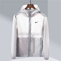 Summer outdoor high-end sunscreen clothes for men and women couples universal sports casual hooded skin clothing shade fishing suit