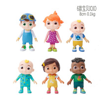Cocomelon jj watermelon set baby jojo English Enlightenment animation nursery song toy micro landscape play ornaments