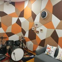Polyester fiber sound-absorbing board Wall decoration Recording studio Kindergarten Cinema Piano room Drum set Anti-collision sound insulation board