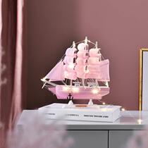 Room desktop Villa clothing store ladies warm wall shelf decorations small ornaments bookcase desk sail