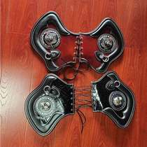 Incense Handsome Heavy Machine Engine Insulation Mat Decoration Retro Locomotive Motorcycle Thighs Anti-Burn Pad Genuine Leather Handmade