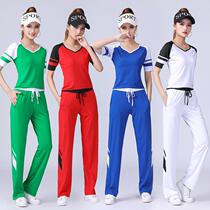 Square Dance Costume Female Spring and Summer Cotton Ghost Travel Sports Running Casual Trail Dance Show