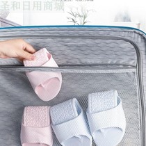 Foldable slippers travel portable travel bathroom non-slip men and women couples travel hotel bathing home slippers
