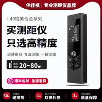 Weijiaqi Mini Laser Rangefinder High precision infrared engineering installation measuring instrument electronic ruler measuring room artifact