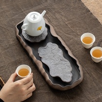 Tea tray retro style light luxury modern high-end home 2021 new high-end small and exquisite family tea table