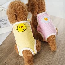 Dog aunt towel summer physiological pants bitch pet dog hygiene pants anti-harassment small dog teddy menstrual pants can be