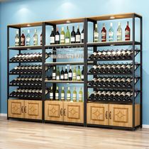 Wine cabinet background wall living room 2021 new wall side cabinet small narrow wall light luxury modern minimalist style lockers