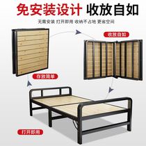 Bed rental room dedicated simple bed foldable nap storage sheets people strong and durable portable home adults