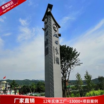 Spirit fortress-oriented brand shopping mall outdoor guide large parking lot vertical guide advertising signs customized