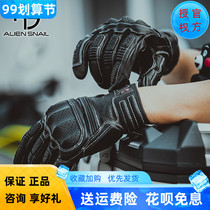 Alien snail V10 motorcycle riding gloves male retro real sheepskin motorcycle gloves Four Seasons anti-fall Knight woman