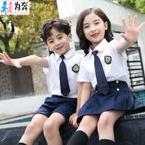 Kindergarten Garden Clothing Summer Clothing Graduation Clothing Large Class Photo Clothes Childrens Chorus Out for Primary School Pupils Performance