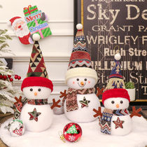 Christmas decoration snowman doll doll desktop Santa Claus ornament cute creative gift for girlfriend child