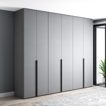 Wardrobe modern simple small apartment bedroom Nordic light luxury master bedroom four or six doors large capacity Net Red big wardrobe