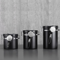 Coffee bean storage can coffee powder sealing can food sealing storage exhaust valve bean cultivation can stainless steel coffee can
