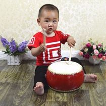 3-10 inch cowhide drum Hall drum Childrens drum Toy drum Kindergarten snare drum beat drum Percussion instrument