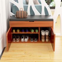 Net red shoe rack multifunctional shoe cabinet home door Small size 2021 New with shoe changing stool integrated aisle