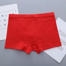 This Life Year Great Red Briefs Men Modale Cotton Quality Flat Corner Underpants Underpants On the Wedding Loose of the Tiger Years