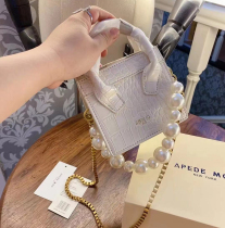 apedemod Mini Poker Tote Candy color Fan you poker bag handbag Shoulder bag female gradient