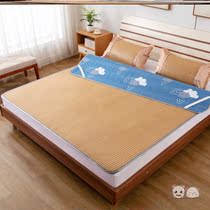 Bed Mat Summer Winter Dual-use flip-side mattresses XI Winter Summer Cool Mat Season Universal Grass Mats Home Folding Rattan Mat