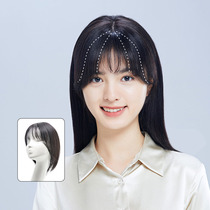 (Xiaoao recommended) French bangs silkworm screen wig realistic scalp hair top hair reissue female wig