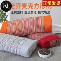 Summer Buckwheat Pillows Buckwheat Leather Old Coarse Cloth Pillow Core High Pillow Single Home Cervical Spine Student Dorm Room With Sweet Bitter Buckwheat