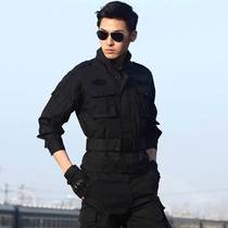 Grid summer and winter training uniforms Tactics Tibetan men and women security cotton long and short sleeves spring and autumn training overalls set