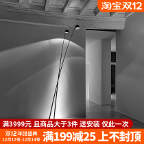 Nordic designer creative long pole floor lamp post modern minimalist villa hotel model room exhibition hall living room lamp