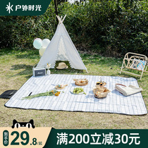 Camping picnic mat thickened moisture-proof non-dip grass ins Wind picnic spring outing waterproof picnic cloth floor mat tent mat